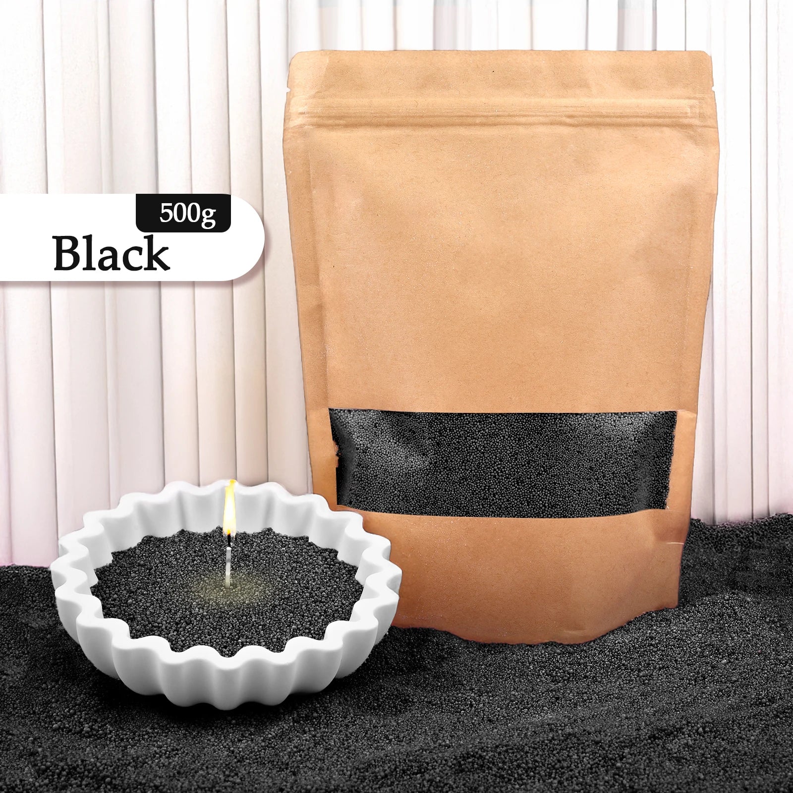 500g–1kg Sand Wax for Candle Making & Crafts – Wholesale