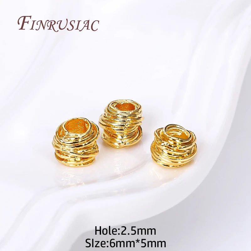 18K Gold Plated Spacer Beads – DIY Jewelry Making Supplies