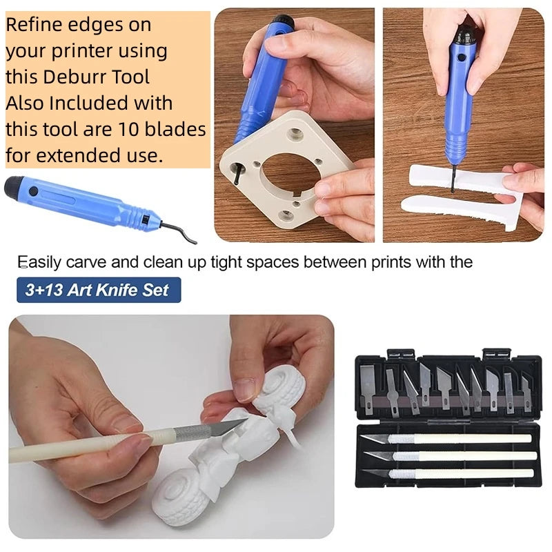 38Pcs 3D Print Model Trimming & Engraving Tool Kit