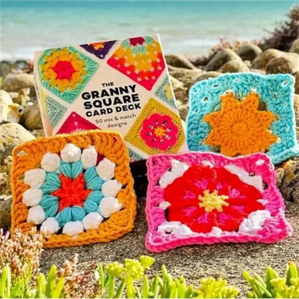 Granny Square Knitting Pattern Card Deck – DIY Mix & Match Set