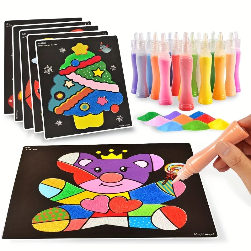 Kids DIY Sand Painting Art Set