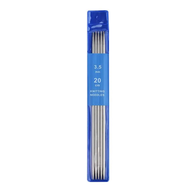 35cm Stainless Steel Knitting Needle Set – Sizes 2–10mm
