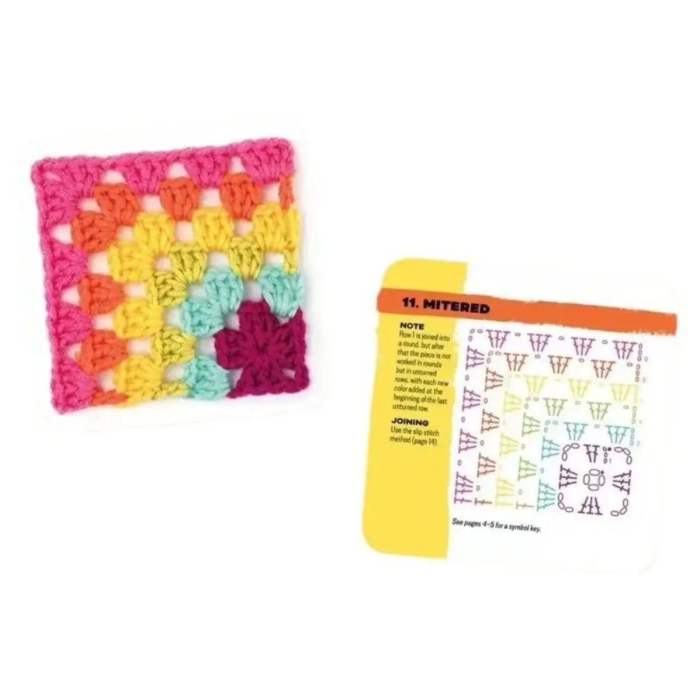 Granny Square Knitting Pattern Card Deck – DIY Mix & Match Set
