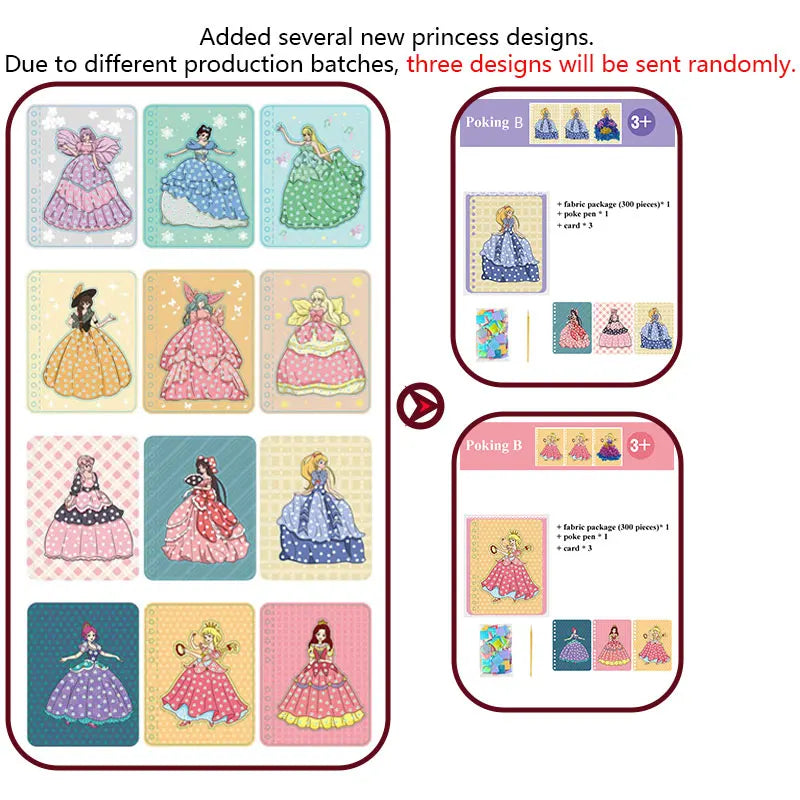 Princess DIY Painting Sticker Craft Kit for Kids