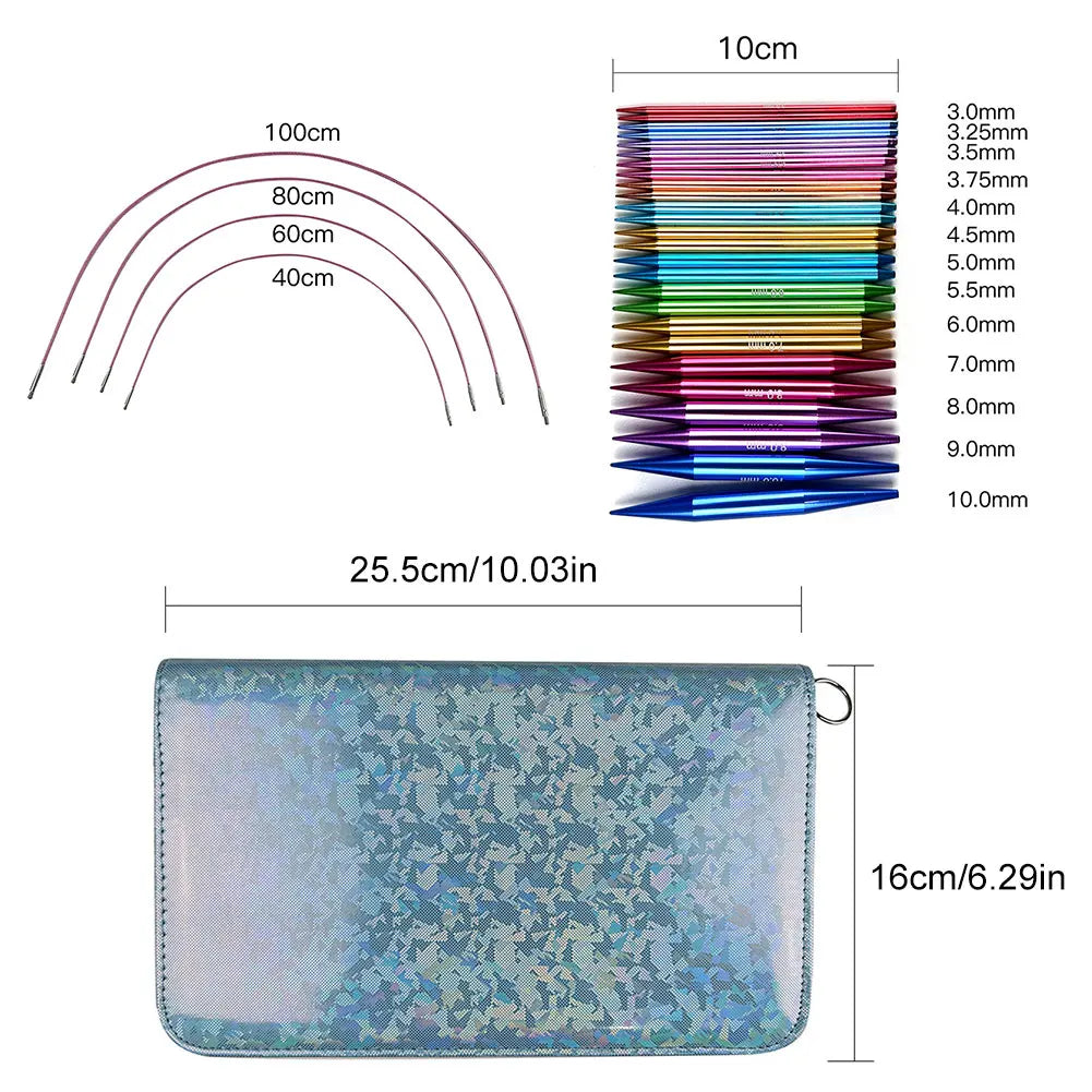 Interchangeable Knitting & Crochet Needle Set