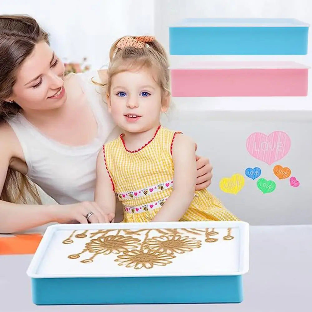 DIY Sand Art Drawing Light Box – LED Tabletop Creativity Toy for Kids