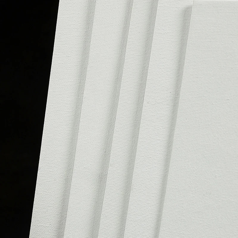 5pcs White Primed Canvas Boards – Cotton Panels for Acrylic, Oil, Watercolor