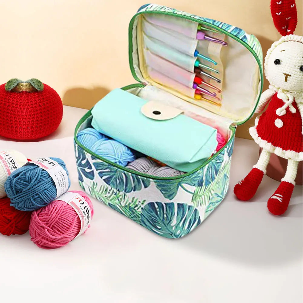 87pcs Crochet Hook Set with Case – Ergonomic Kit for Beginners & Crafters