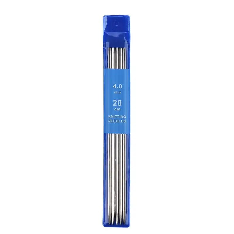 35cm Stainless Steel Knitting Needle Set – Sizes 2–10mm