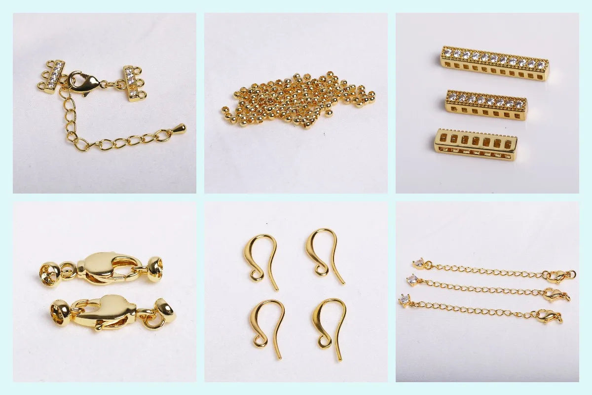 18K Gold Plated Spacer Beads – DIY Jewelry Making Supplies