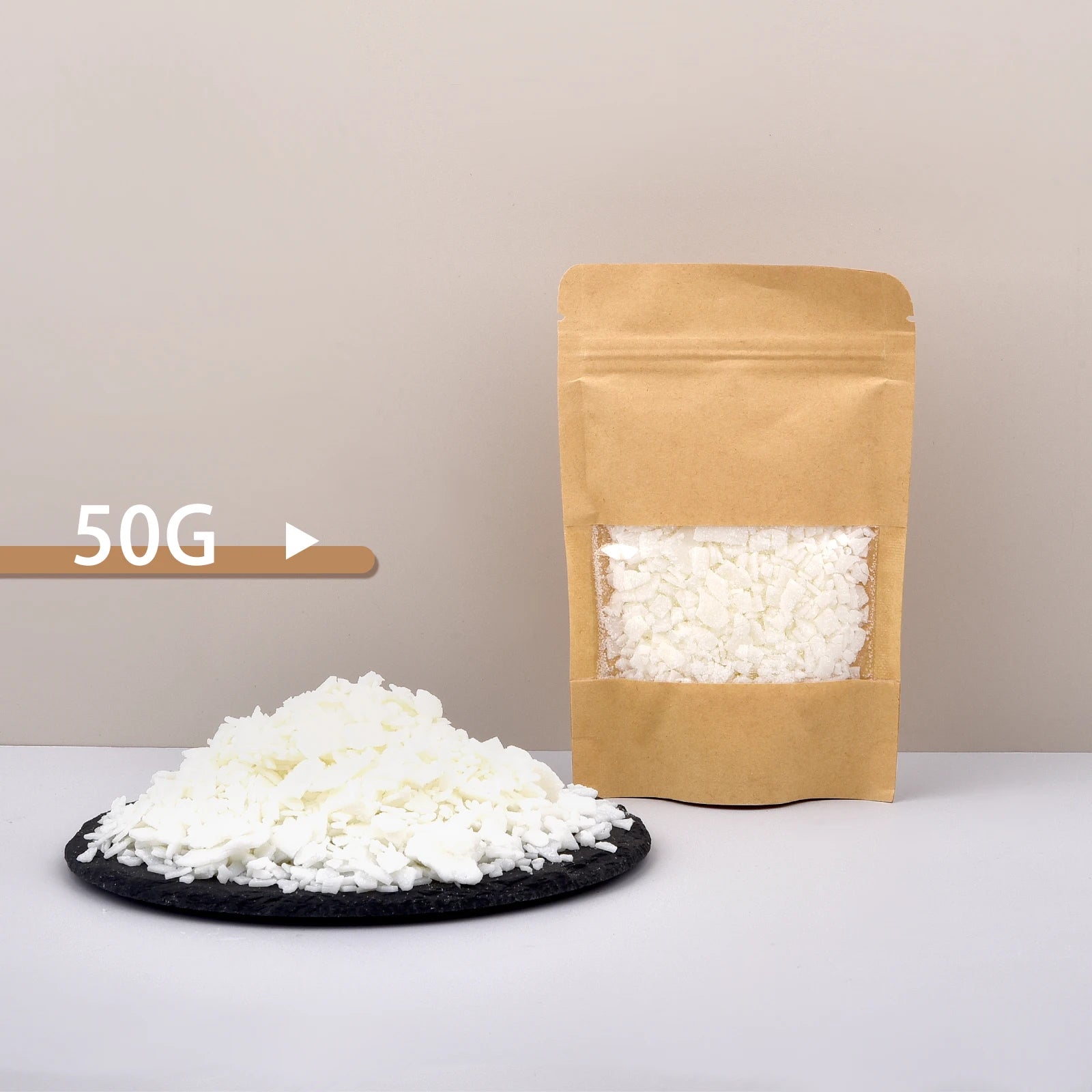 Natural Soy Wax Flakes – 50g to 1000g for Candle Making