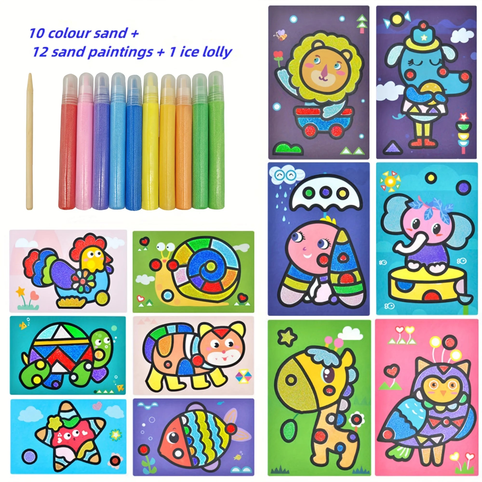 Kids DIY Sand Painting Art Set