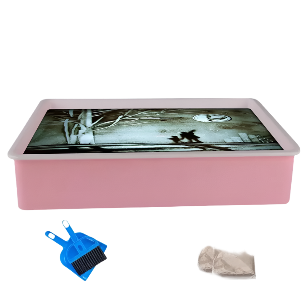 DIY Sand Art Drawing Light Box – LED Tabletop Creativity Toy for Kids