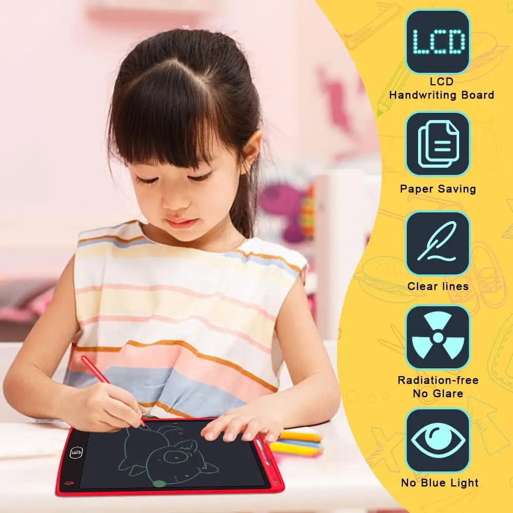 6-Pack LCD Writing & Drawing Tablets for Kids (8.5")