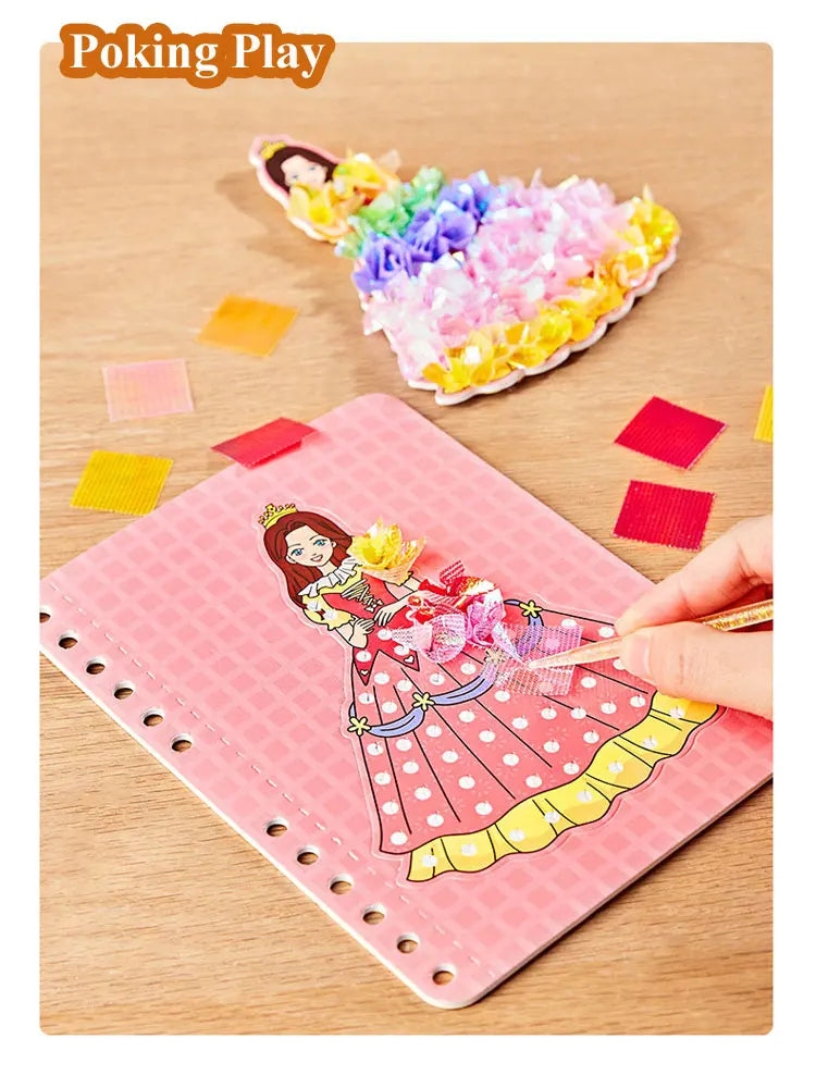 Princess DIY Painting Sticker Craft Kit for Kids