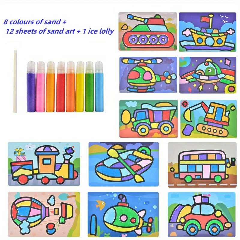 Kids DIY Sand Painting Art Set