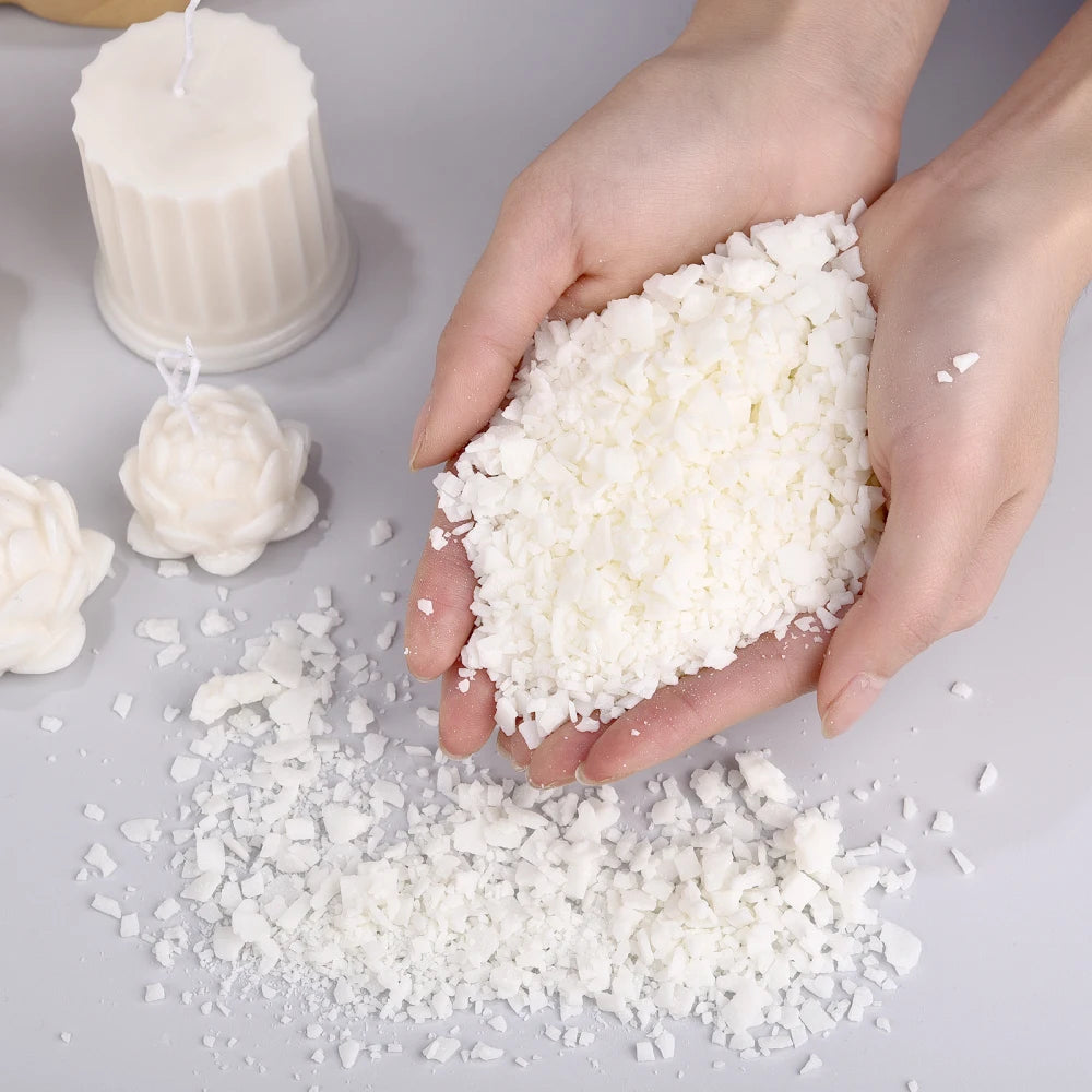 Natural Soy Wax Flakes – 50g to 1000g for Candle Making