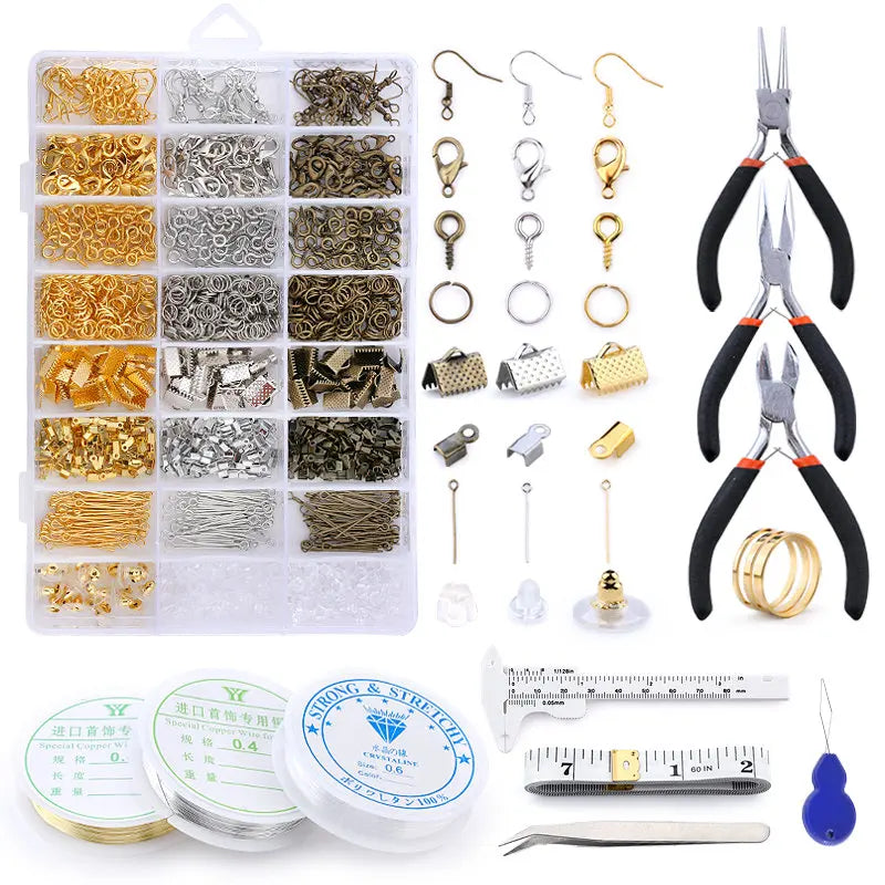 Jewelry Making Kit – Alloy Findings & Copper Wire Set