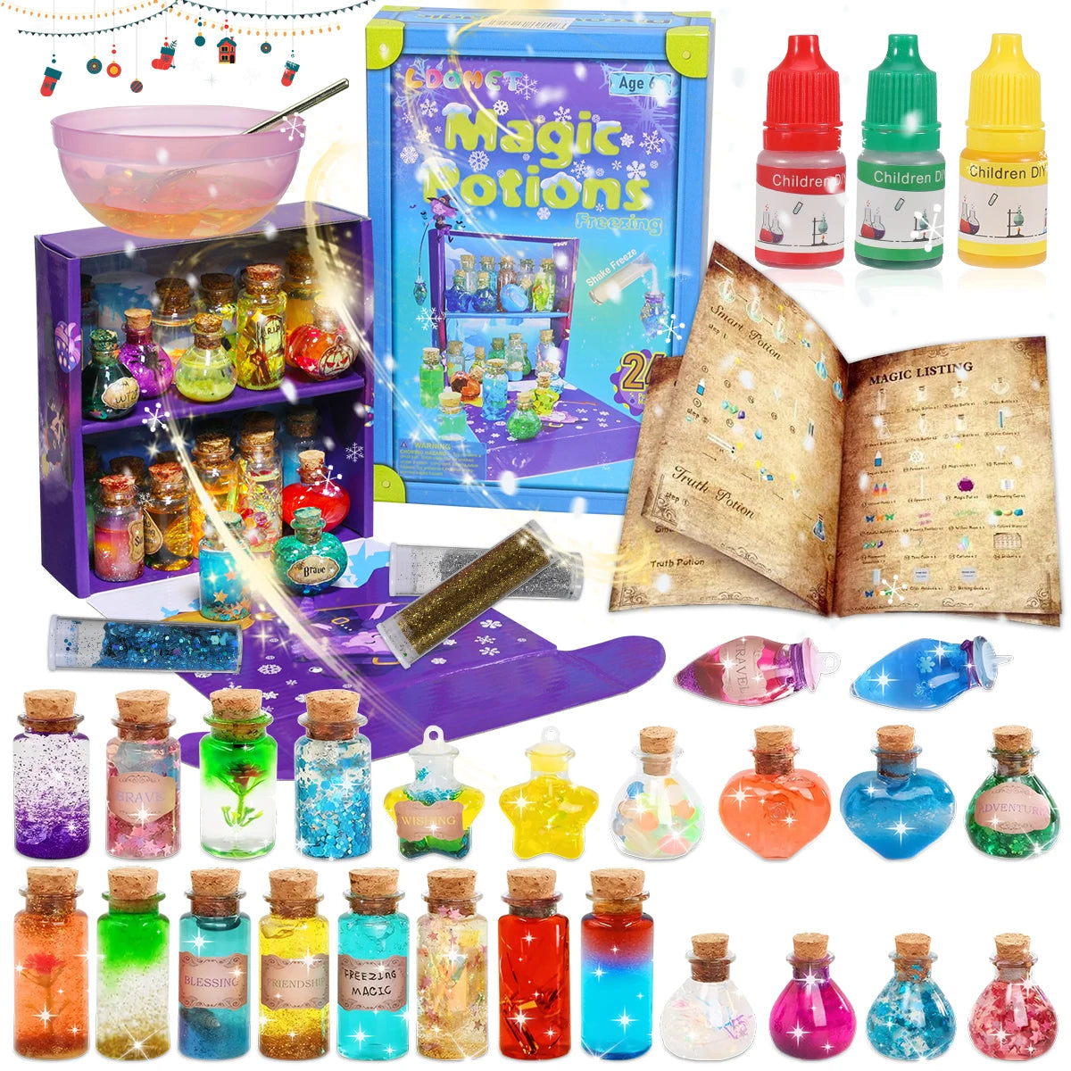 DIY Fairy & Witch Potions Kit – Magical Color-Changing Science Craft for Kids