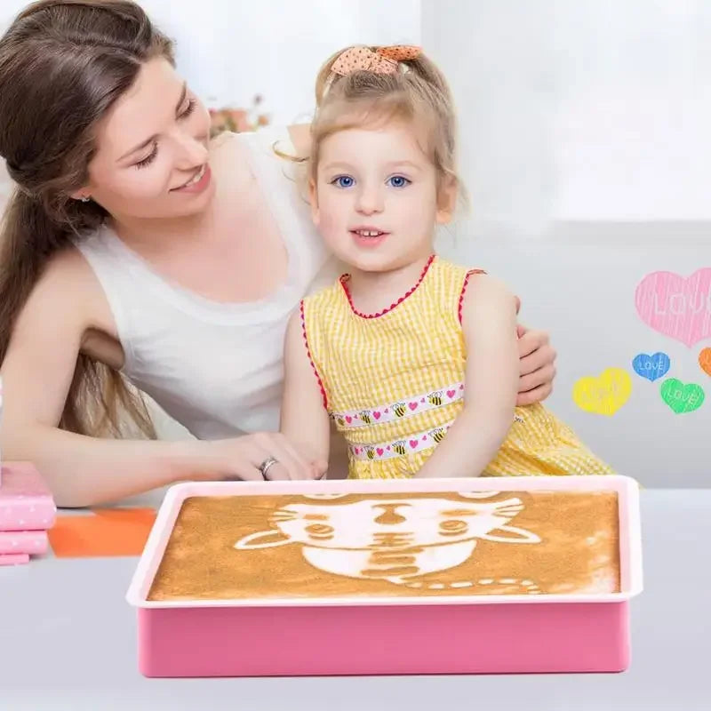 DIY Sand Art Drawing Light Box – LED Tabletop Creativity Toy for Kids
