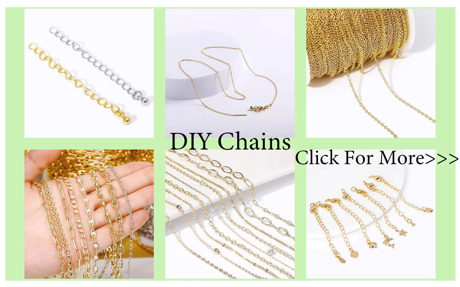 18K Gold Plated Spacer Beads – DIY Jewelry Making Supplies