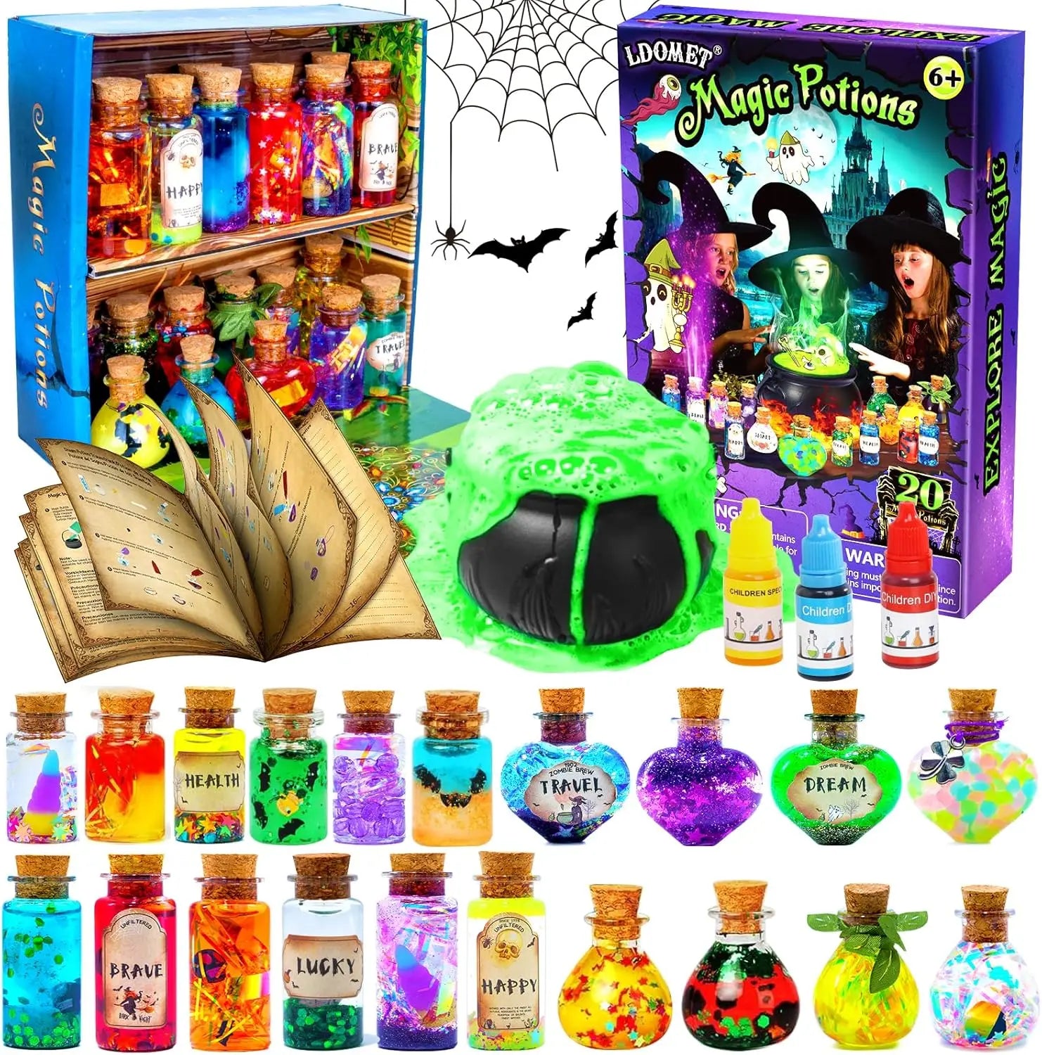 DIY Fairy & Witch Potions Kit – Magical Color-Changing Science Craft for Kids