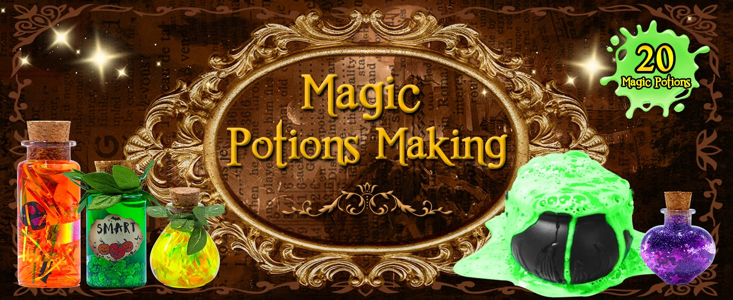 DIY Fairy & Witch Potions Kit – Magical Color-Changing Science Craft for Kids