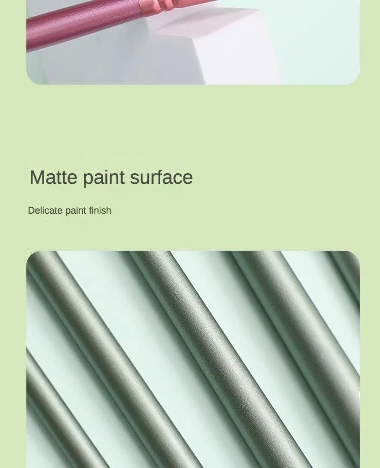 4/6-Piece Watercolor Brush Set – Soft Nylon, Flat & Round Tips