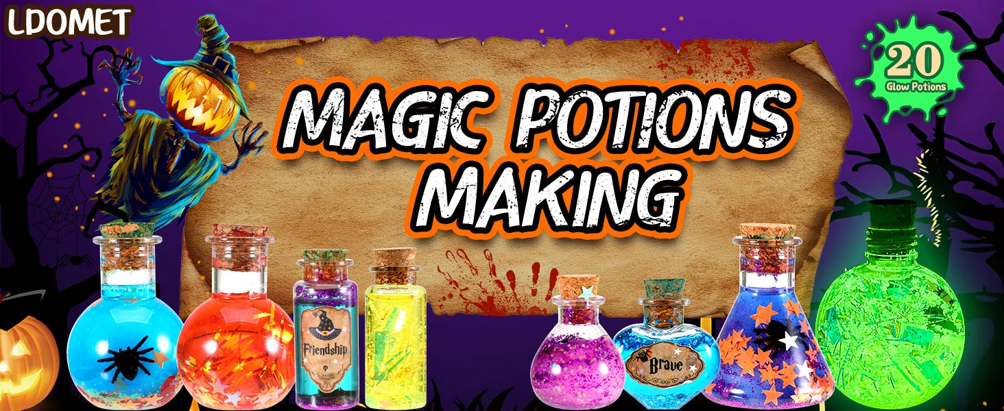 DIY Fairy & Witch Potions Kit – Magical Color-Changing Science Craft for Kids