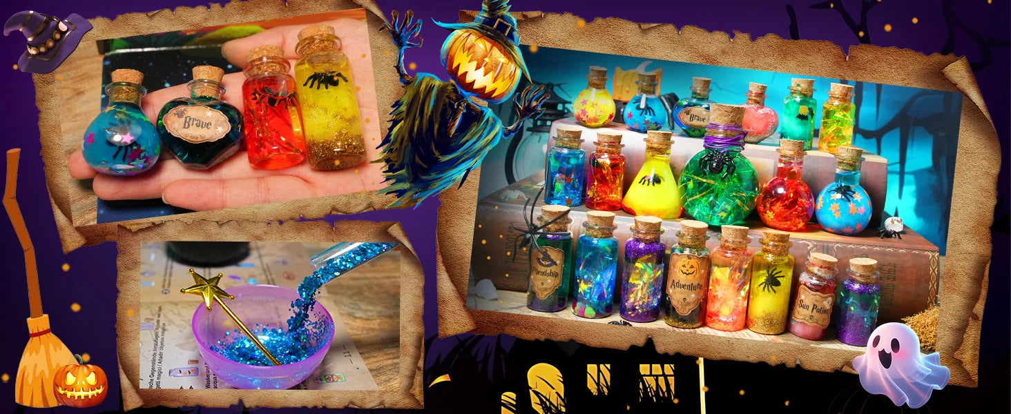DIY Fairy & Witch Potions Kit – Magical Color-Changing Science Craft for Kids