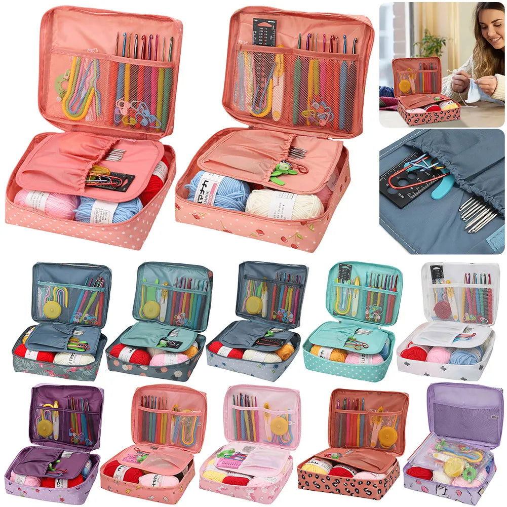 Beginner Crochet Kit – Complete Set with Yarn, Hooks & Accessories