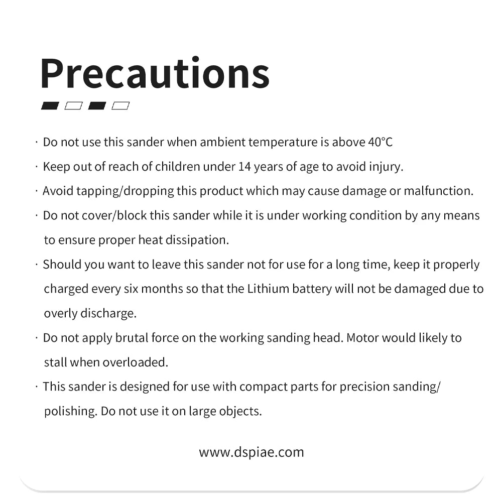 DSPIAE ES-A Electric Reciprocating Sander – USB Rechargeable Model Craft Tool