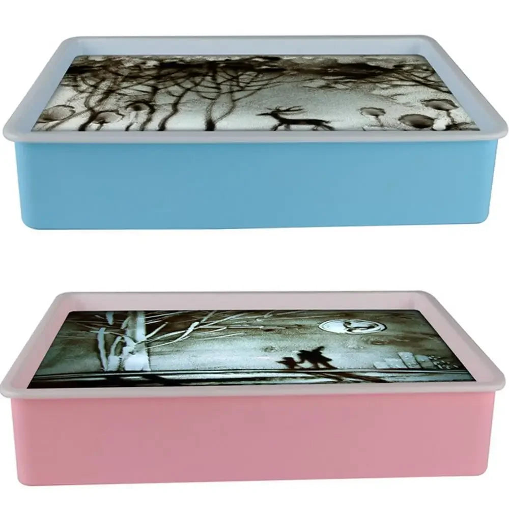 DIY Sand Art Drawing Light Box – LED Tabletop Creativity Toy for Kids