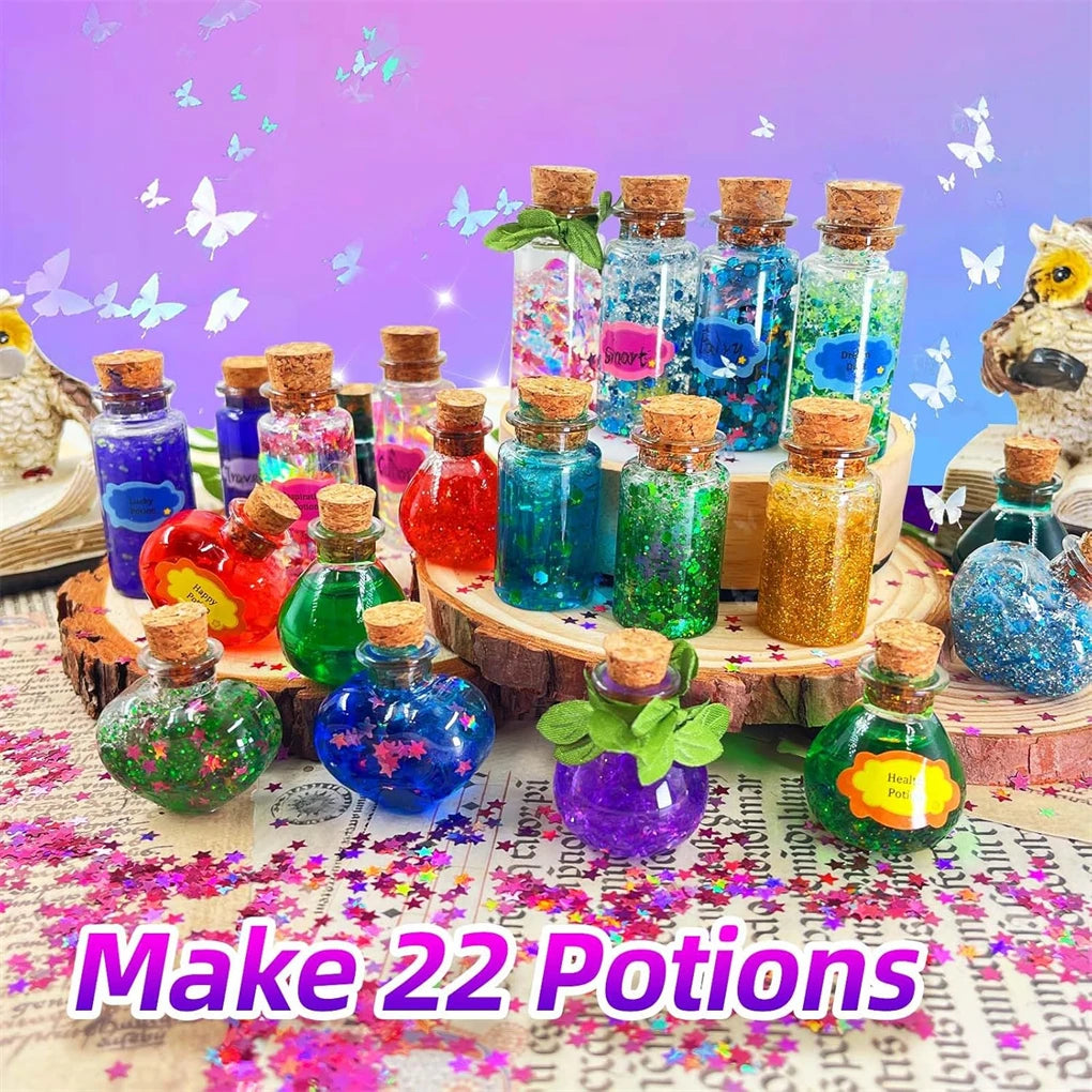 DIY Fairy & Witch Potions Kit – Magical Color-Changing Science Craft for Kids
