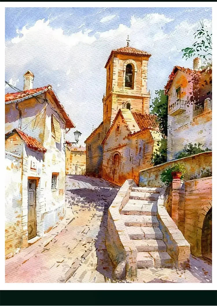 100% Cotton Watercolor Paper Pad – 20 Sheets, 200gsm/300gsm Sketchbook