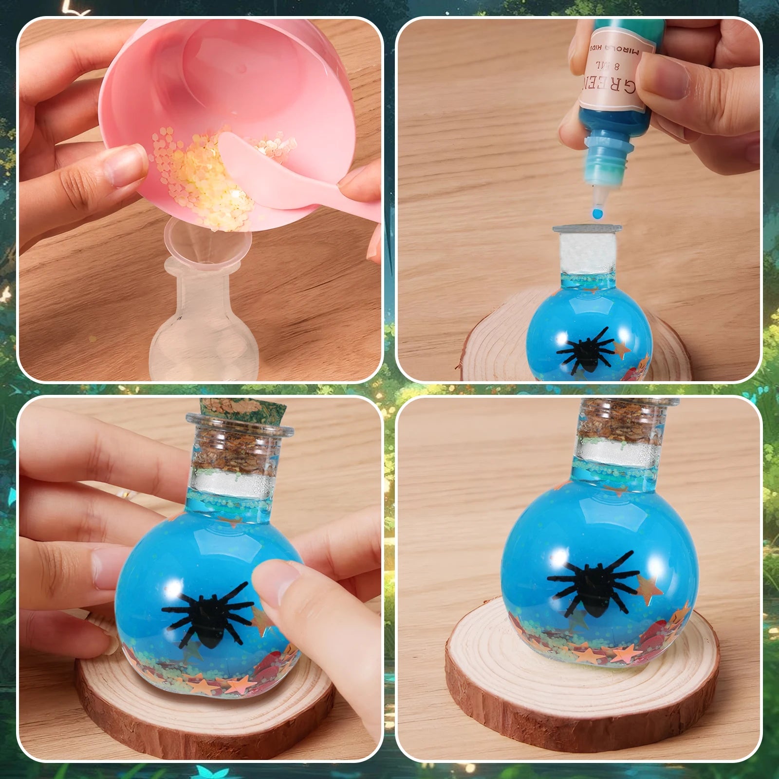 DIY Fairy & Witch Potions Kit – Magical Color-Changing Science Craft for Kids