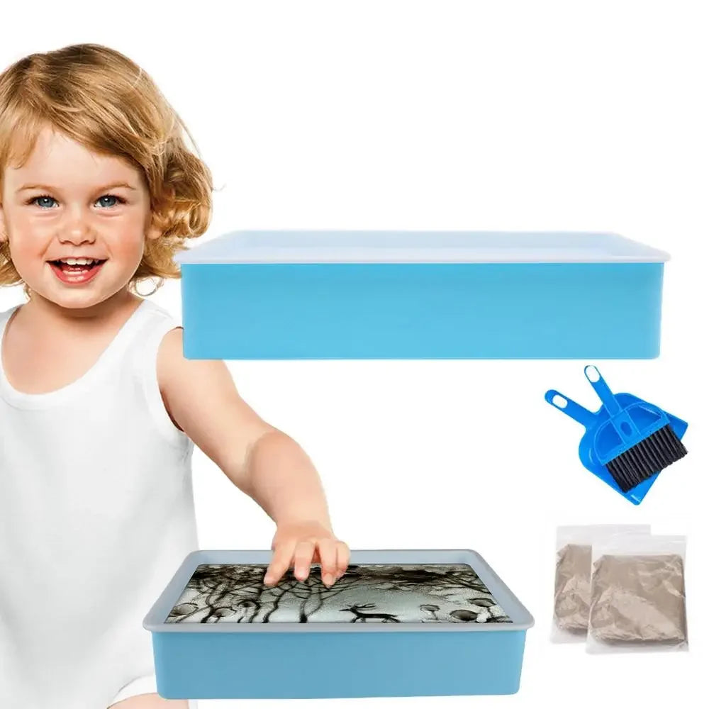 DIY Sand Art Drawing Light Box – LED Tabletop Creativity Toy for Kids