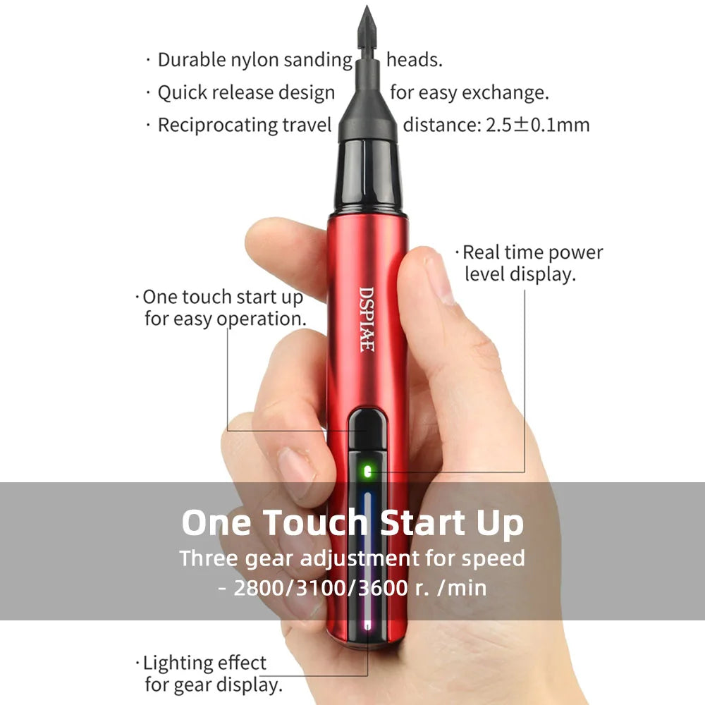 DSPIAE ES-A Electric Reciprocating Sander – USB Rechargeable Model Craft Tool