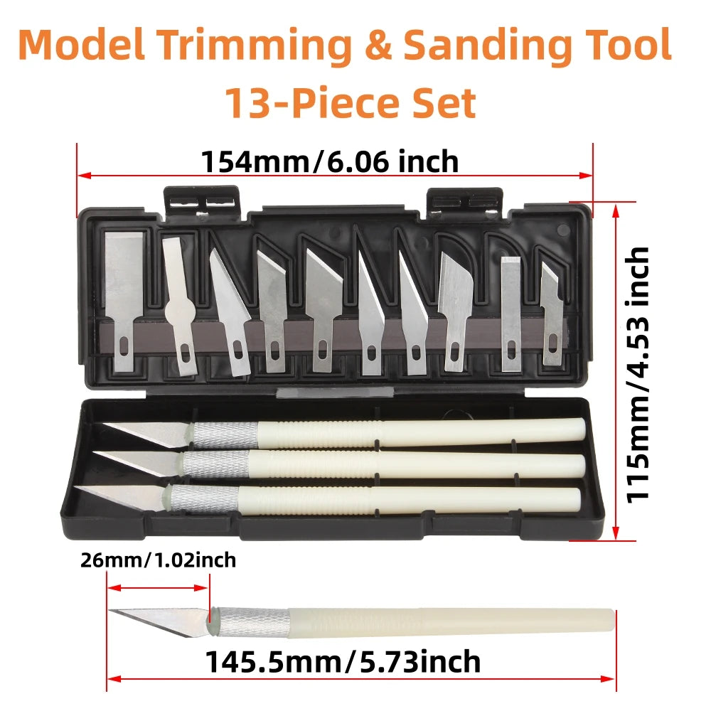 38Pcs 3D Print Model Trimming & Engraving Tool Kit