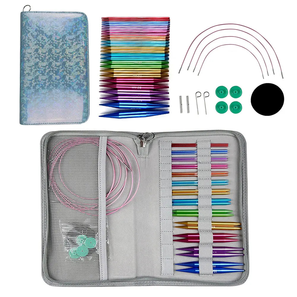 Interchangeable Knitting & Crochet Needle Set